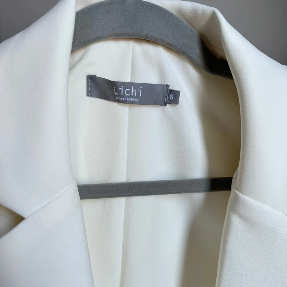 LICHI Belted Cream Mini Dress in Small - Picture 4 of 16
